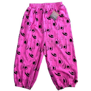 Frankie & Sue Girls Avocado Joggers Size 7 Pink Hazel Pop Cuffed Ankle Pants New